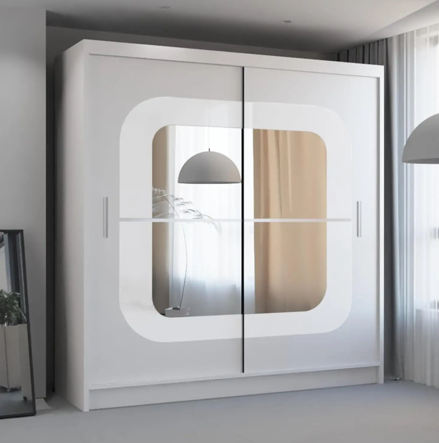 Chelsea Sliding Wardrobe - All White