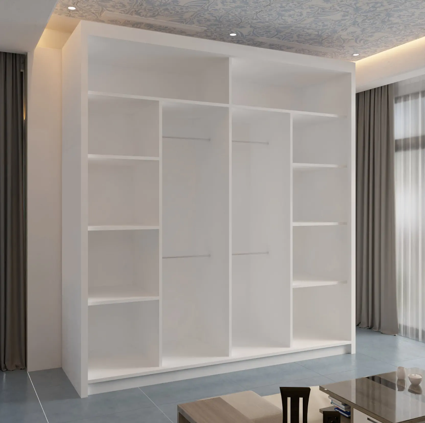 Batumi Sliding Wardrobe - White