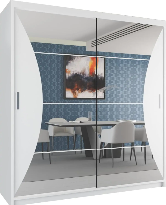 California Sliding Wardrobe - White