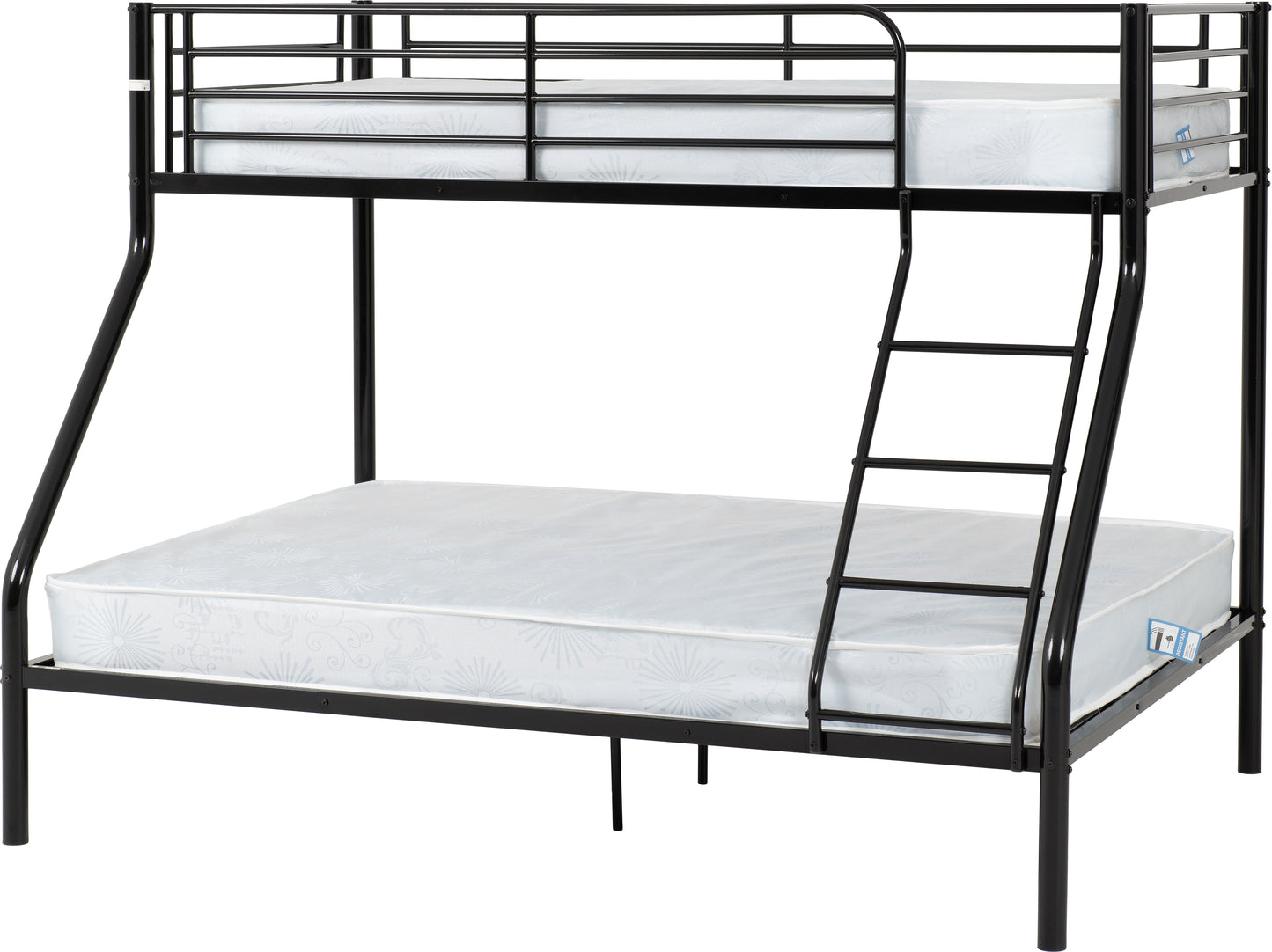 TANDI TRIPLE SLEEPER BUNK BED - BLACK