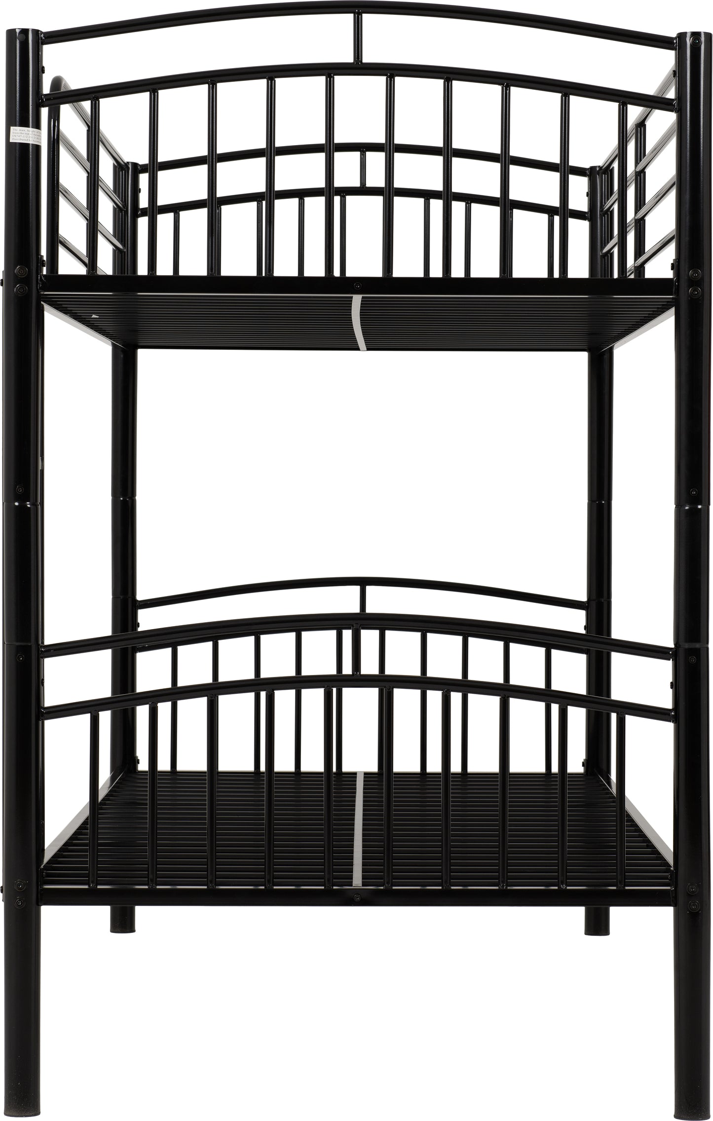 VENTURA 3' BUNK BED - BLACK
