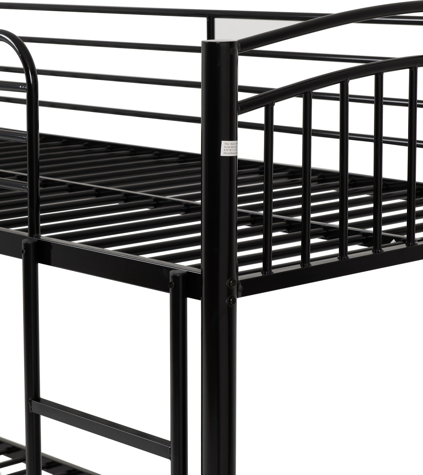 VENTURA 3' BUNK BED - BLACK