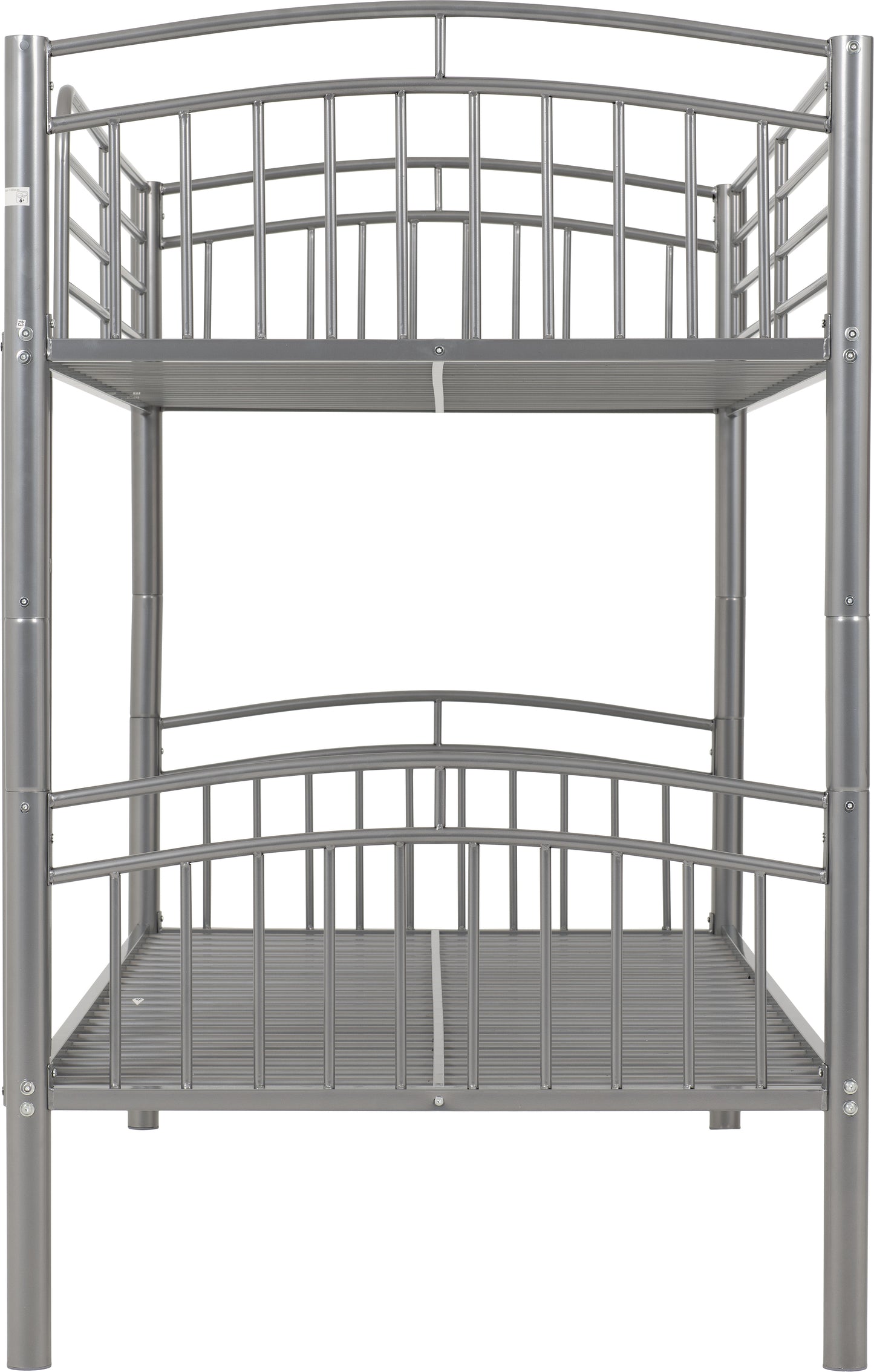 VENTURA 3' BUNK BED - SILVER
