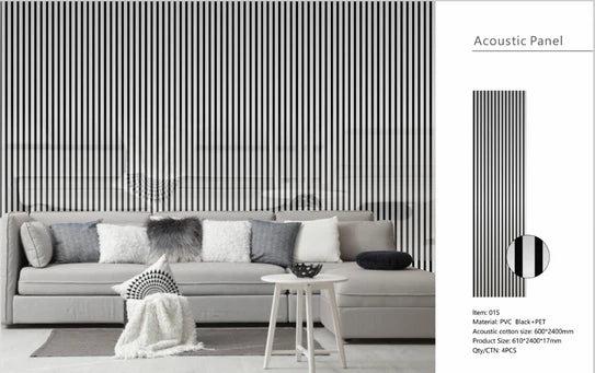 Wall Panel 01 S / Shiny Silver (Acoustic) - 1 pack(4pcs)