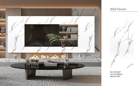 Wall Panel 09D - Gold White - Price for 1 Panel