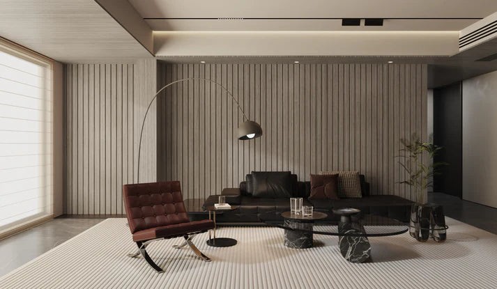 Wall Panel 63B - Grey - PVC - Seamless
