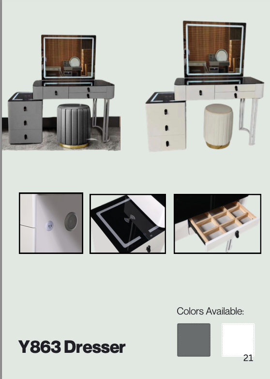 Glam Vanity Set w/ Drawers