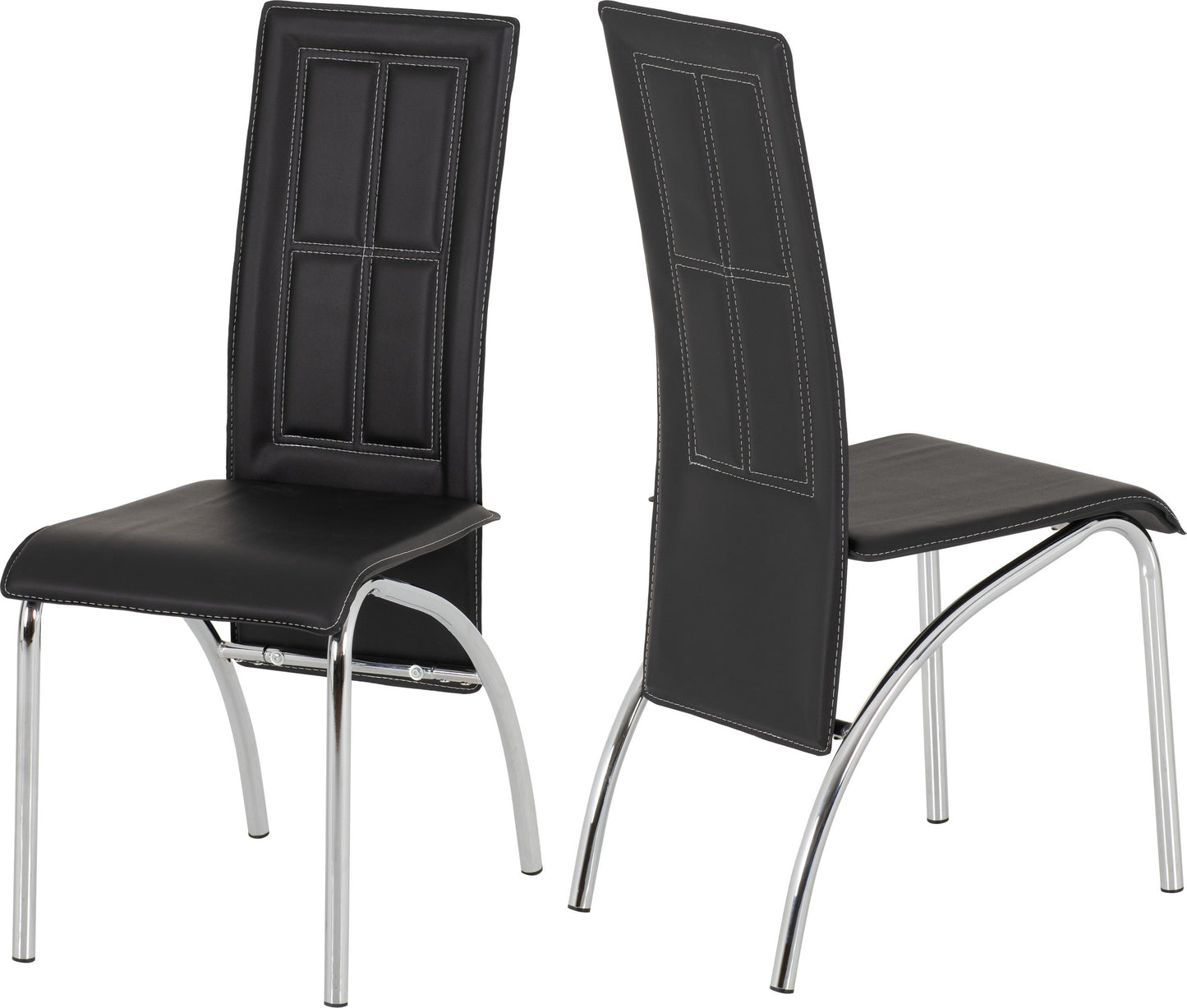 TIVOLI OCCASIONAL CHAIR - BLACK METAL/GREY FABRIC
