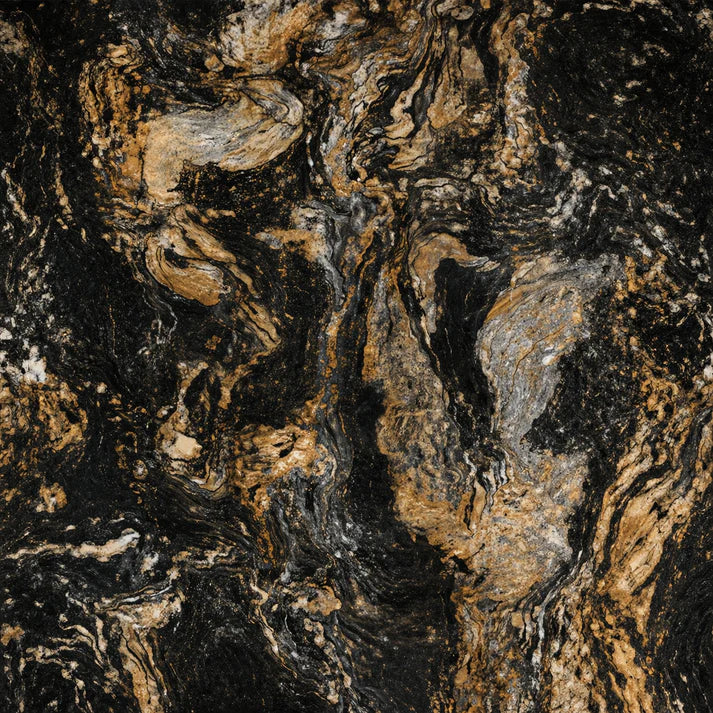 Wall Panel 011C - Gold and Black Marble W:90cm - (Wall Board) Price per 1 Panel