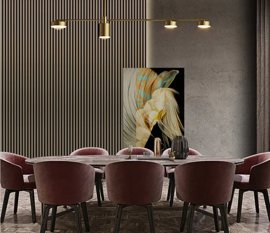 Wall Panel 01 WF / Metallic-Brown (Acoustic) - 1 pack(4pcs)