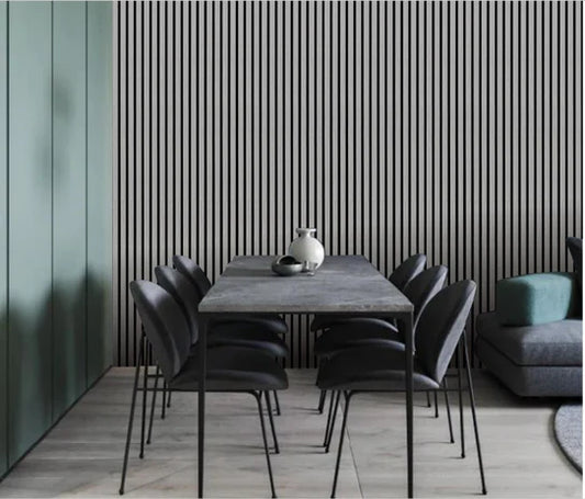 Wall Panel 02 WB/Grey 280cm (Acoustic) - Price for 1 Panel