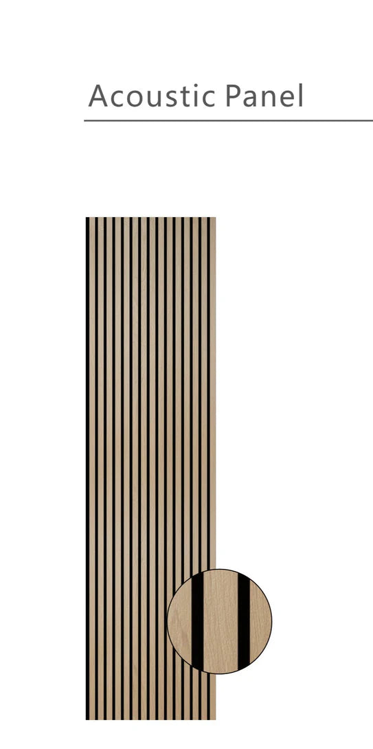 Wall Panel 01 A / Natural Oak (Acoustic) - Price for 1 Panel