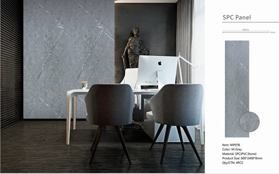 Wall Panel 07B / M- Grey (Wall Board) - Price for 1 Panel