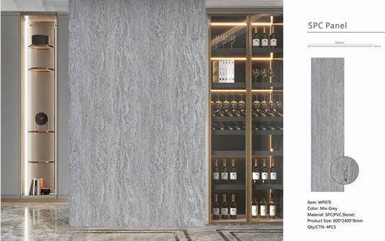 Wall Panel 07E- M-MIX/ GREY (Wall Board) Price for 1 Panel