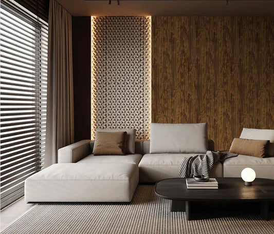 Wall Panel 02 WT/ Walnut 280cm (Acoustic) - Price for 1 Panel