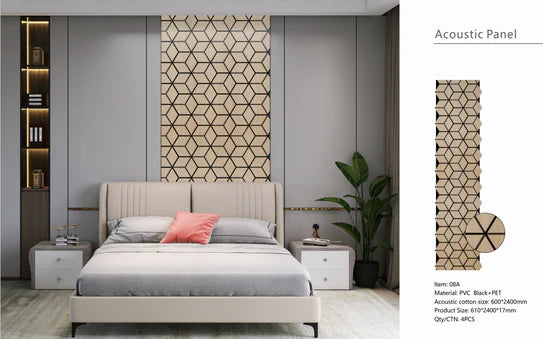 Wall Panel 08 A (Blocks wall panel) / Oak - Price for 1 Panel