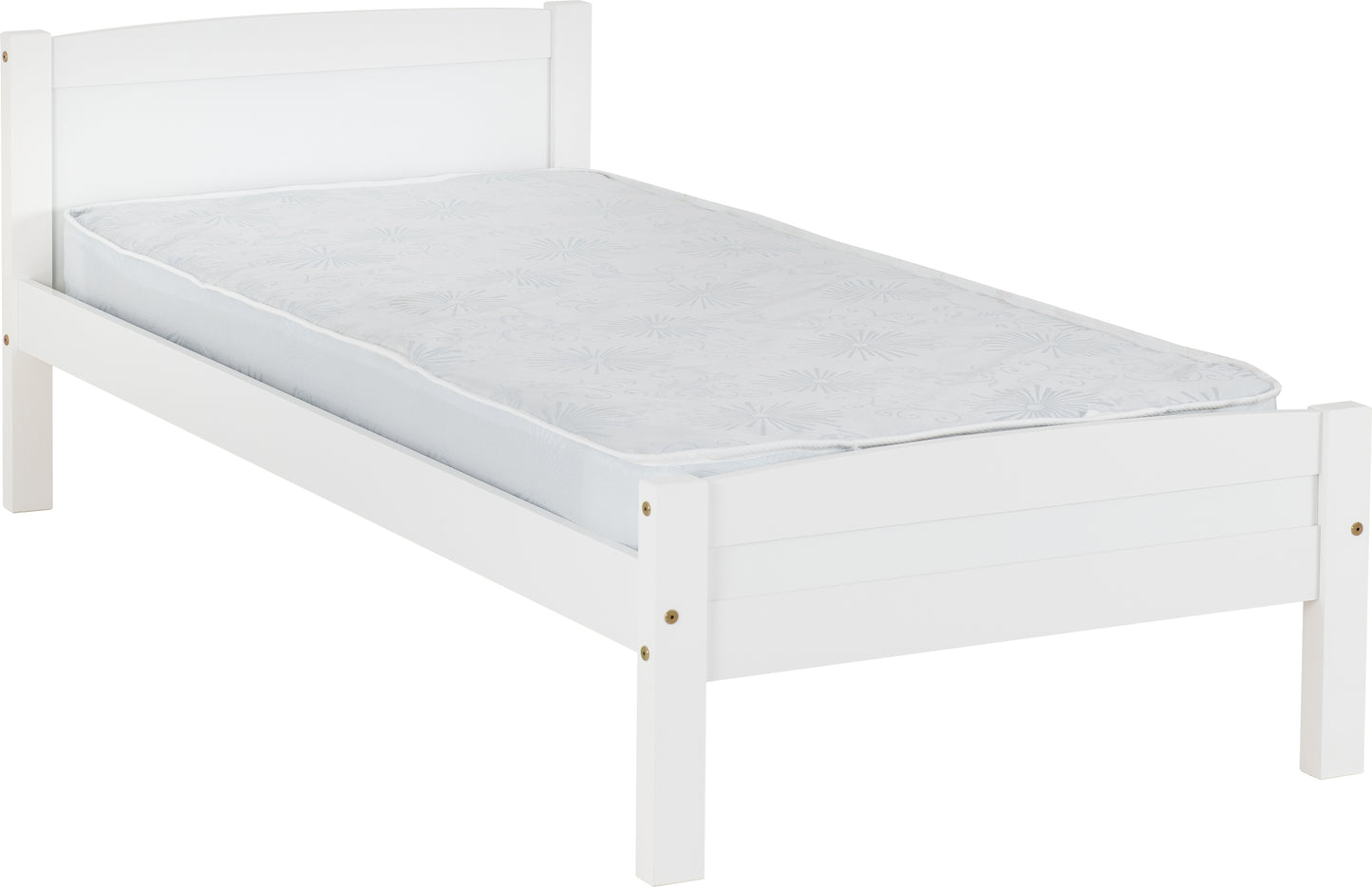 AMBER 3' BED - WHITE