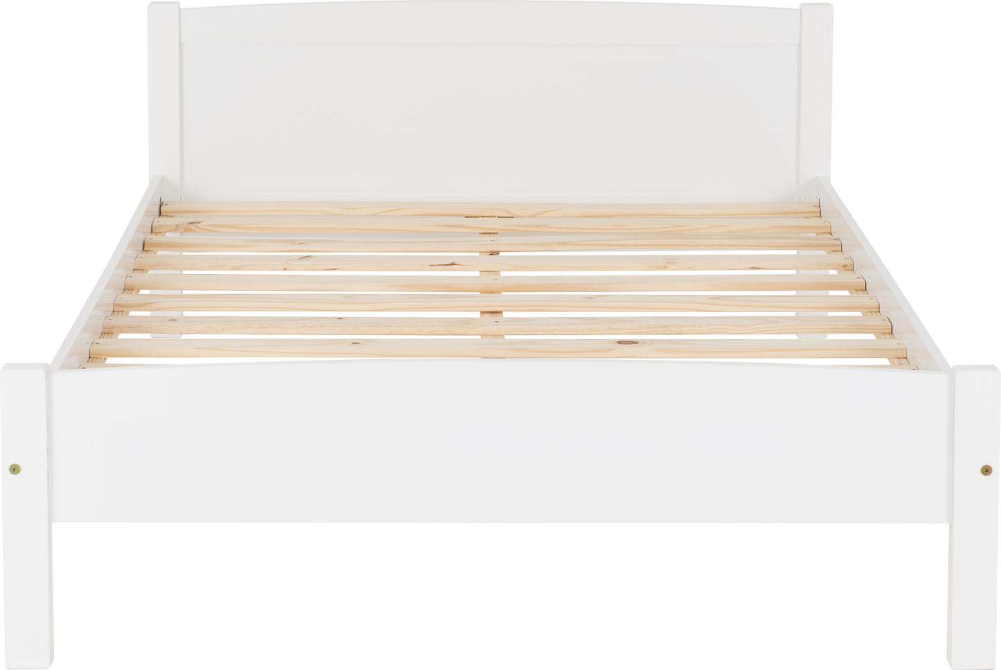 AMBER 4'6" BED - WHITE