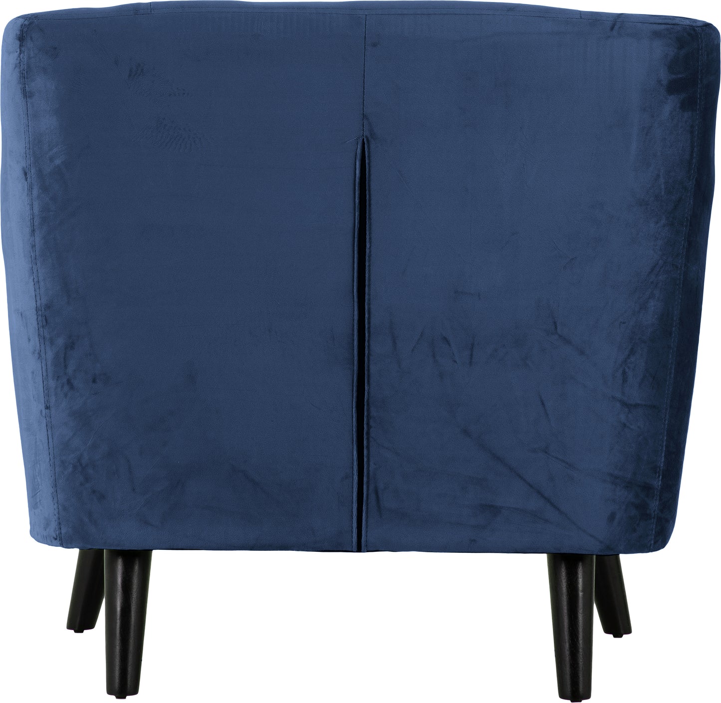 ASHLEY 1 SEATER SOFA - BLUE VELVET FABRIC