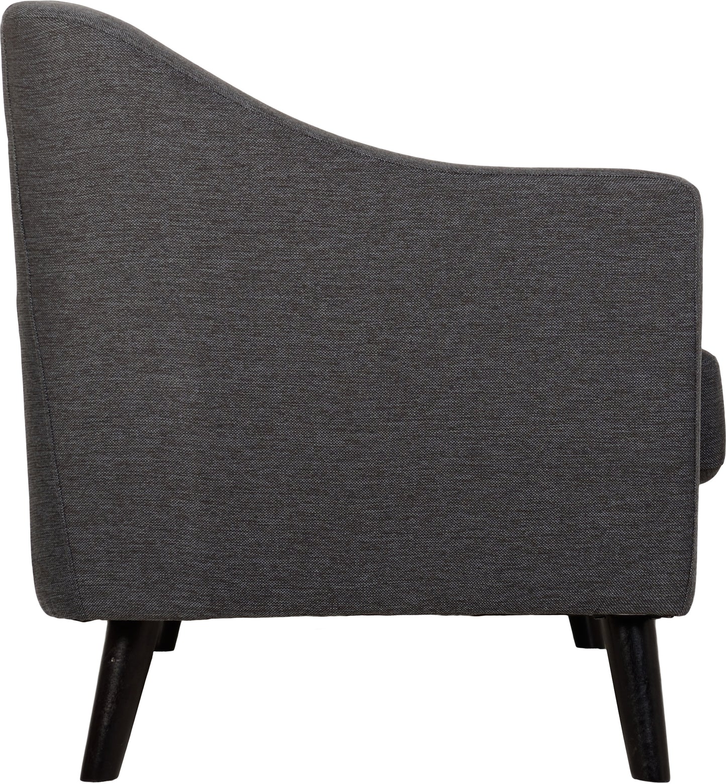 ASHLEY 2 SEATER SOFA - DARK GREY FABRIC