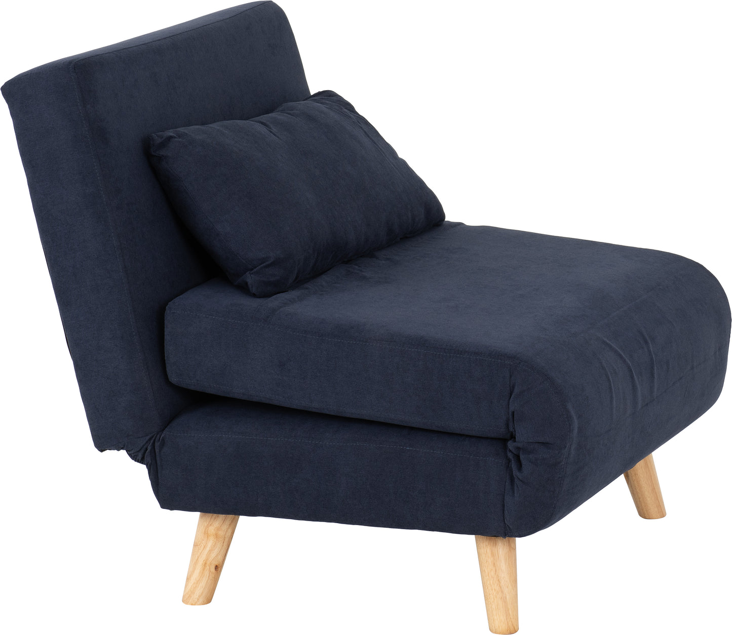 ASTORIA CHAIR BED - NAVY BLUE FABRIC