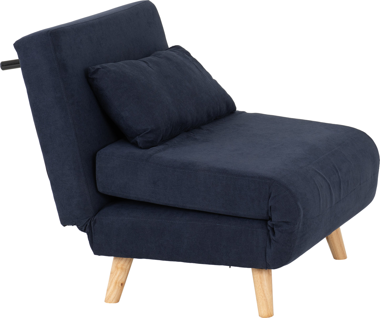 ASTORIA CHAIR BED - NAVY BLUE FABRIC