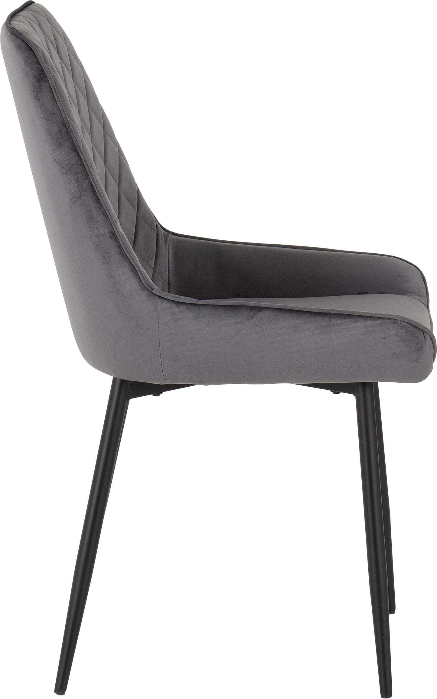 AVERY CHAIR (BOX OF 2) - GREY VELVET