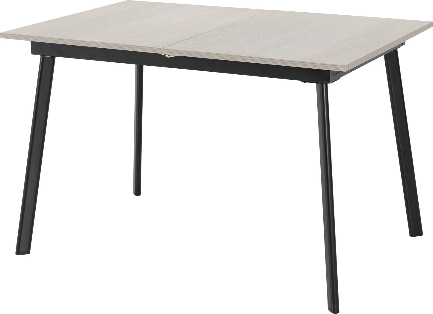 AVERY EXTENDING DINING TABLE - CONCRETE/GREY OAK EFFECT/BLACK