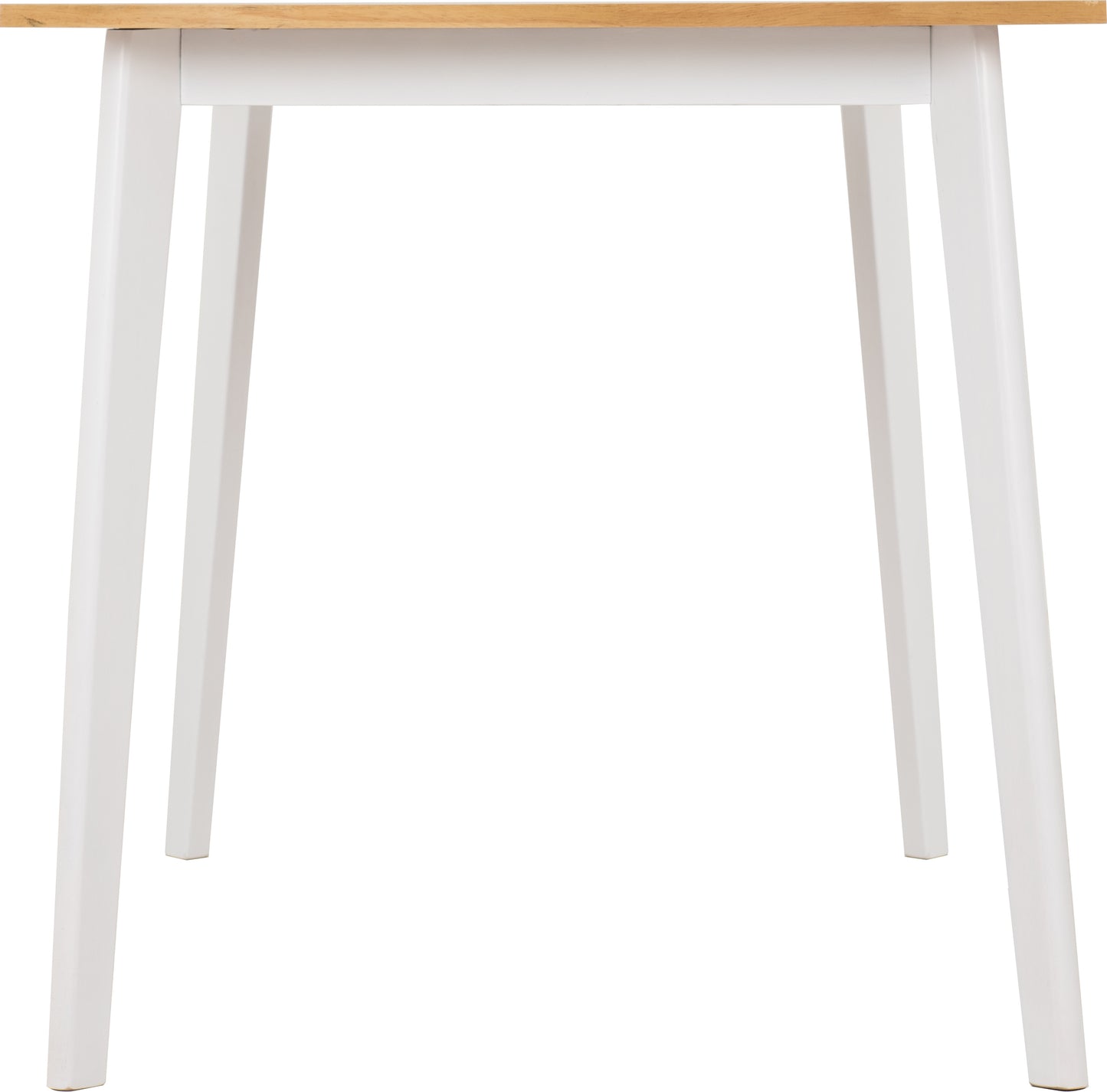 BALFOUR 1+4 DINING SET - WHITE/OAK EFFECT/GREY FABRIC