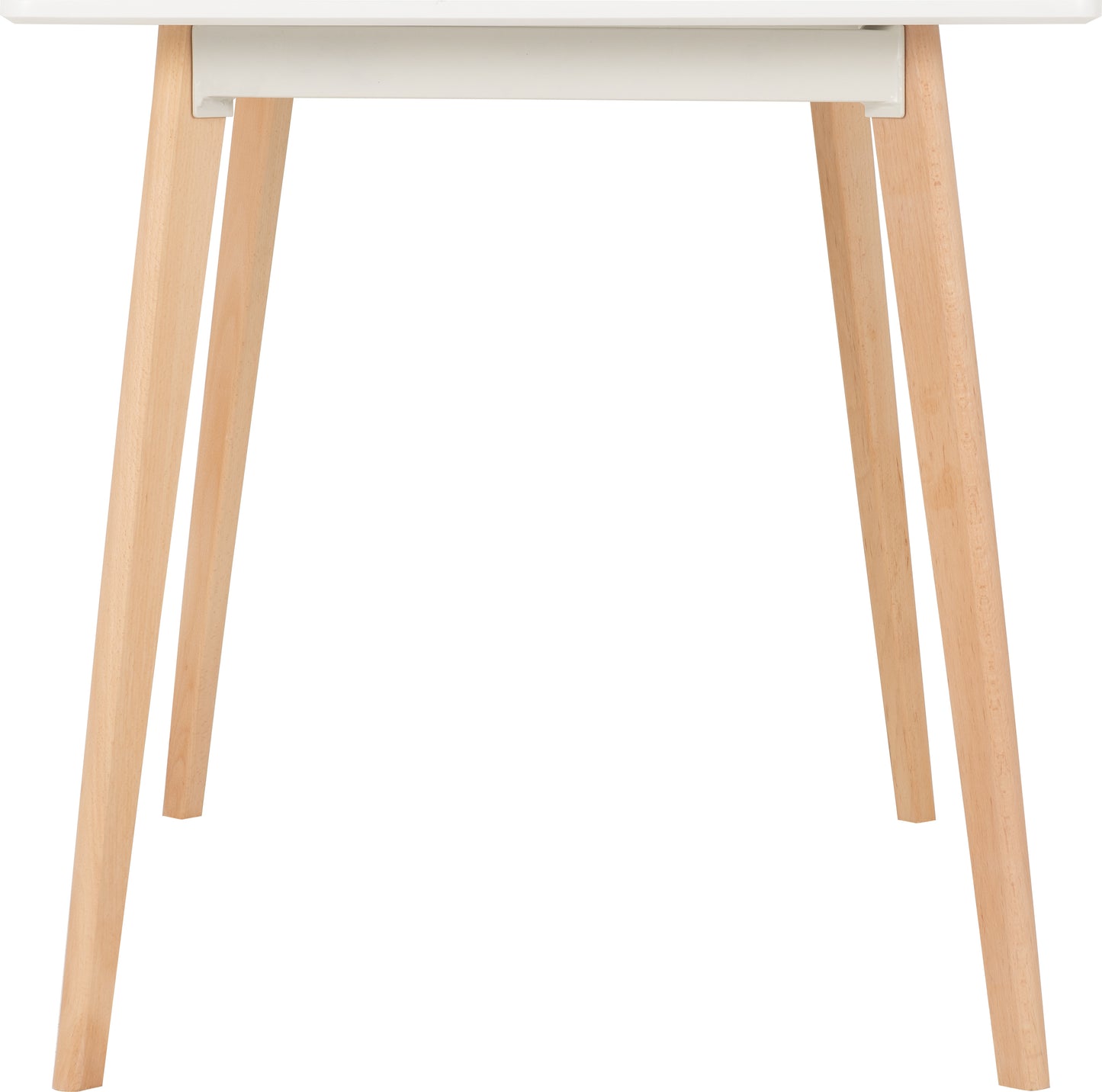 BENDAL DINING TABLE - WHITE/BEECH