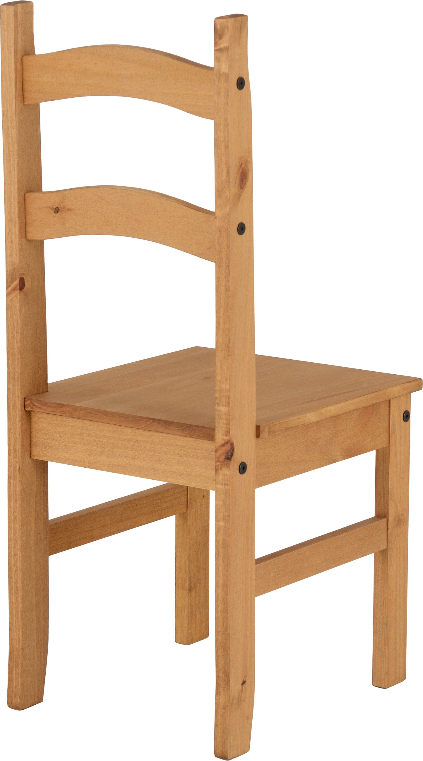 BUDGET MEXICAN CHAIR (BOX OF 2) - DISTRESSED WAXED PINE