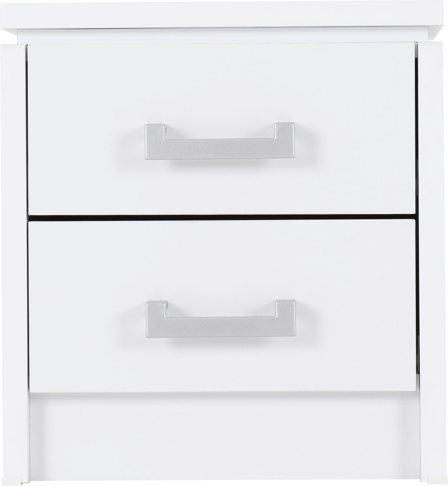 CHARLES 2 DRAWER BEDSIDE - WHITE