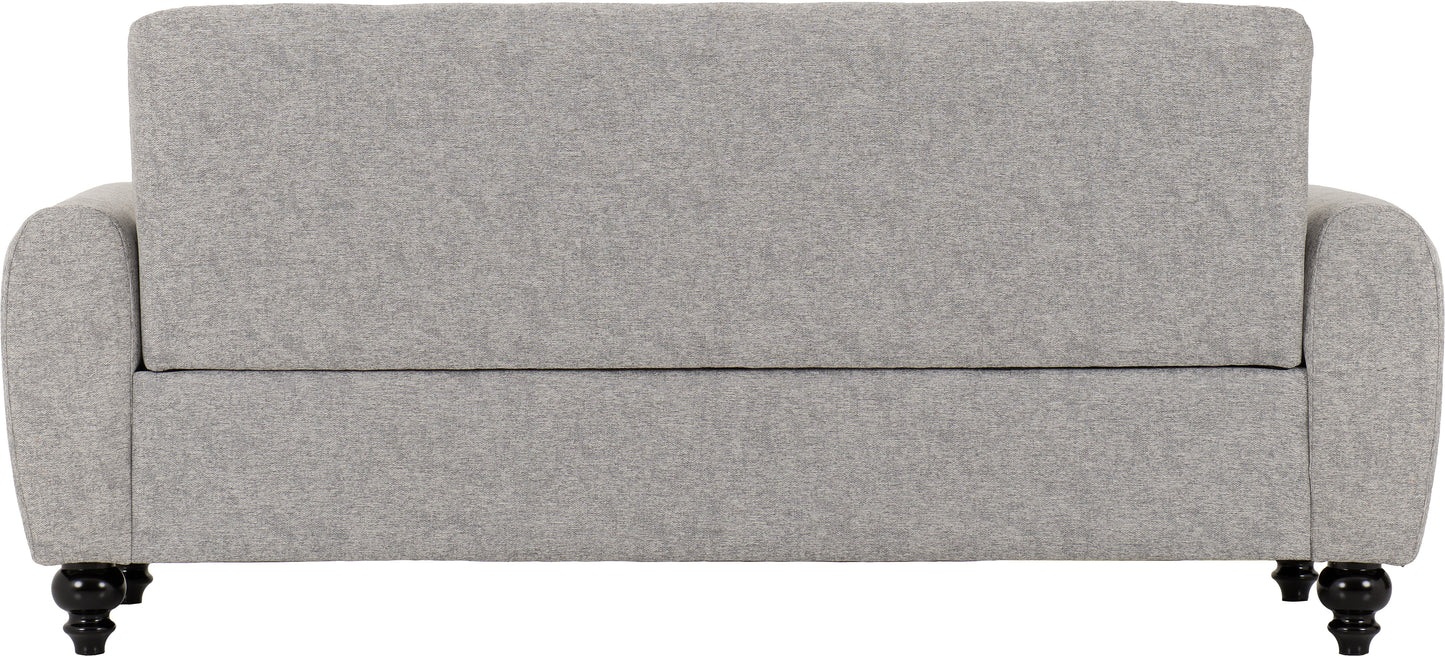 CHESTER 3+2 SUITE - LIGHT GREY FABRIC