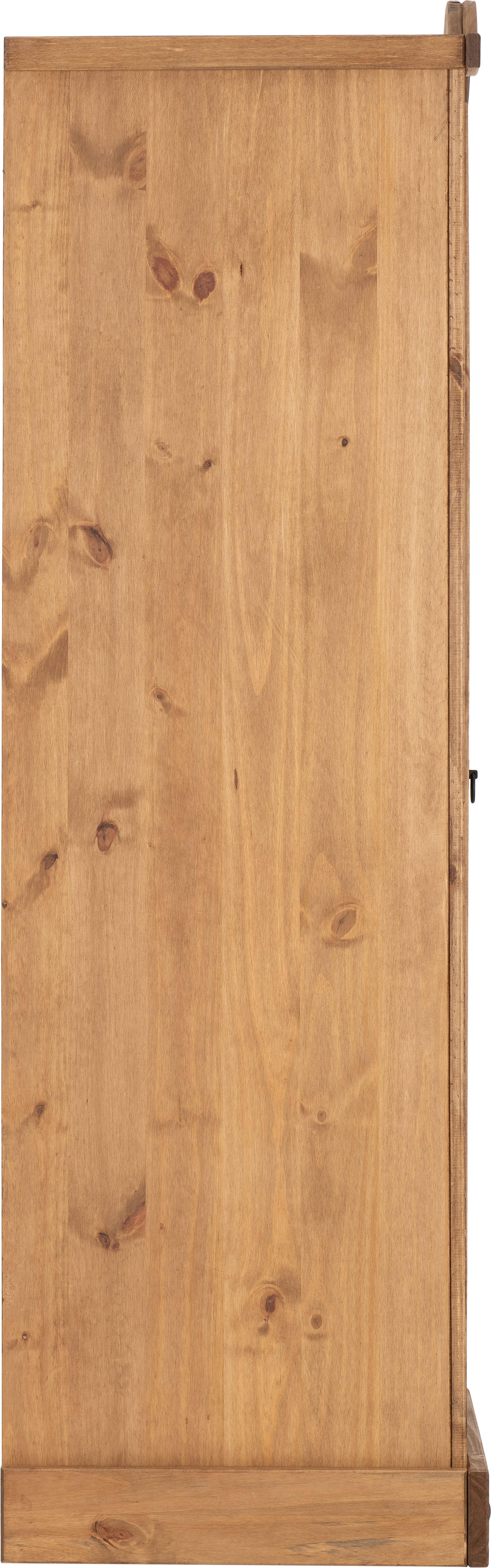 CORONA 1 DOOR WARDROBE - DISTRESSED WAXED PINE