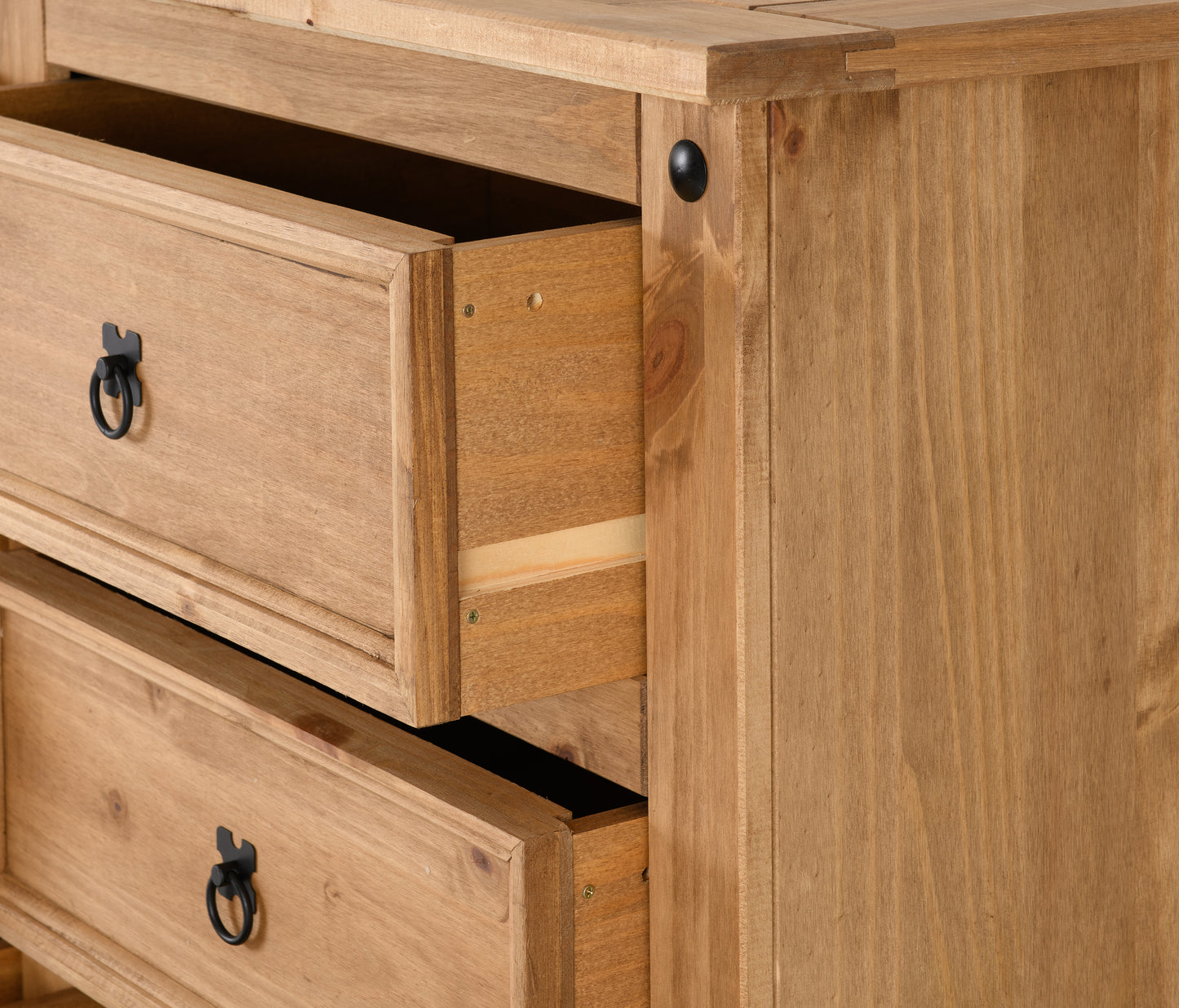 CORONA 6 DRAWER CHEST - DISTRESSED WAXED PINE