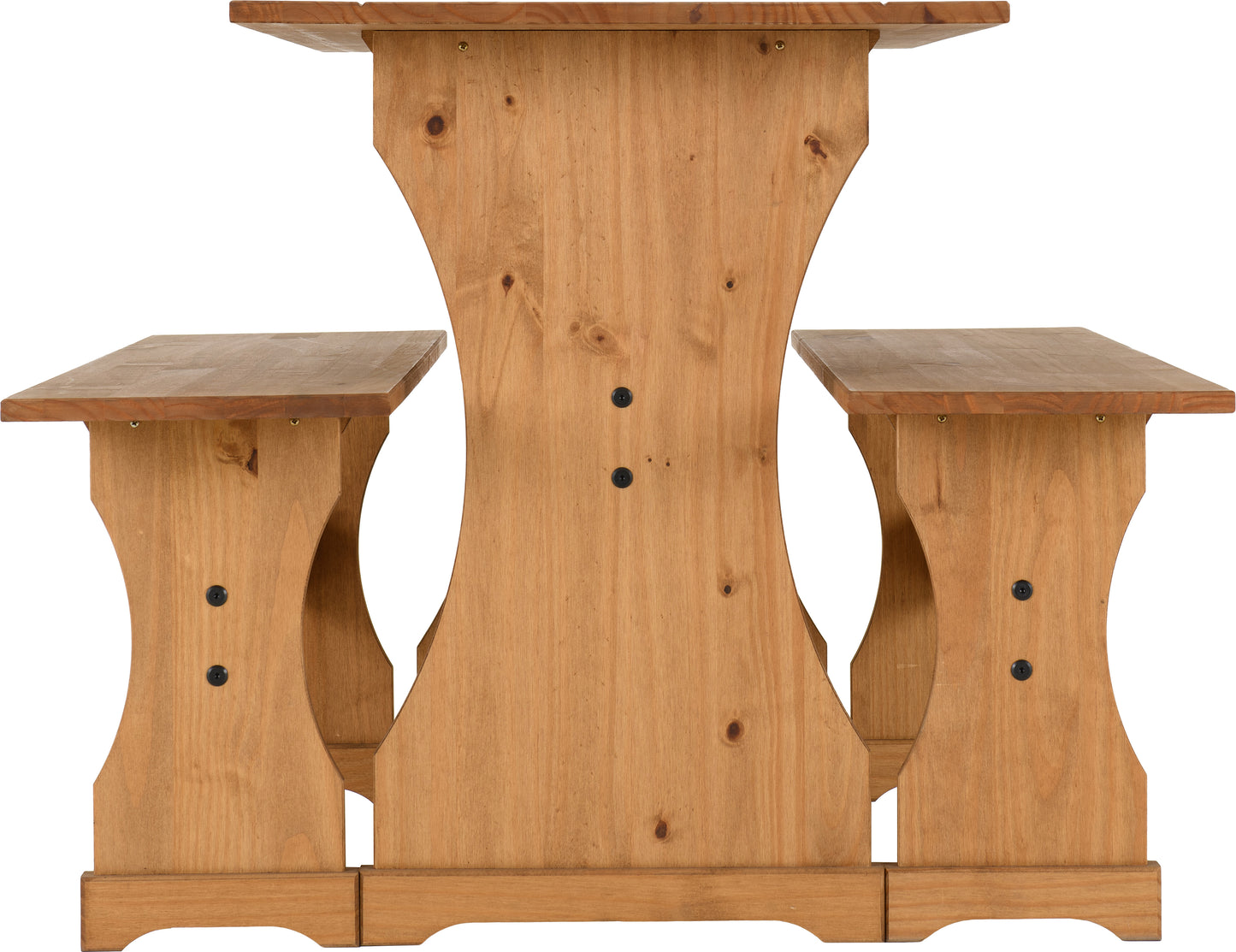 CORONA DINETTE SET - DISTRESSED WAXED PINE