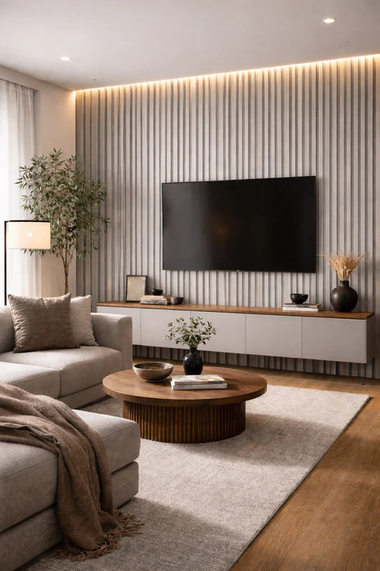 Wall Panel 04B - Light Grey - Acoustic
