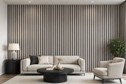 Wall Panel 61B - Light Grey - PVC - Seamless