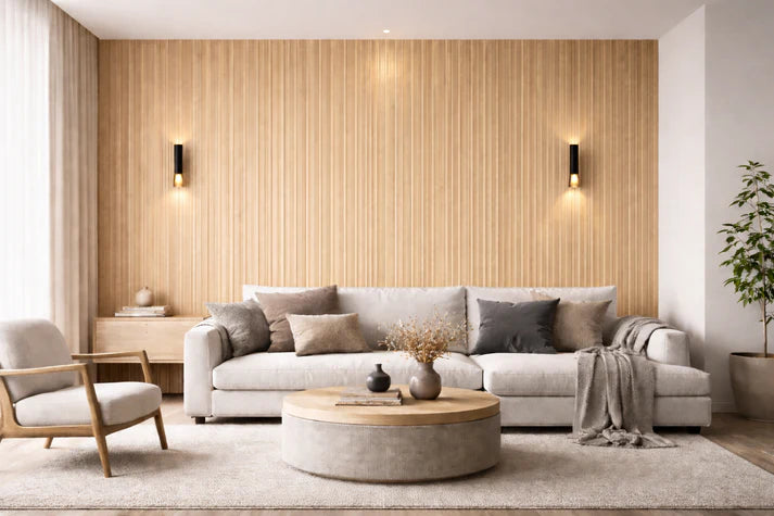 Wall Panel 62A - Oak - PVC - Seamless