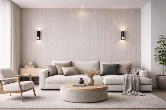 Wall Panel 62B - Light Grey - PVC - Seamless