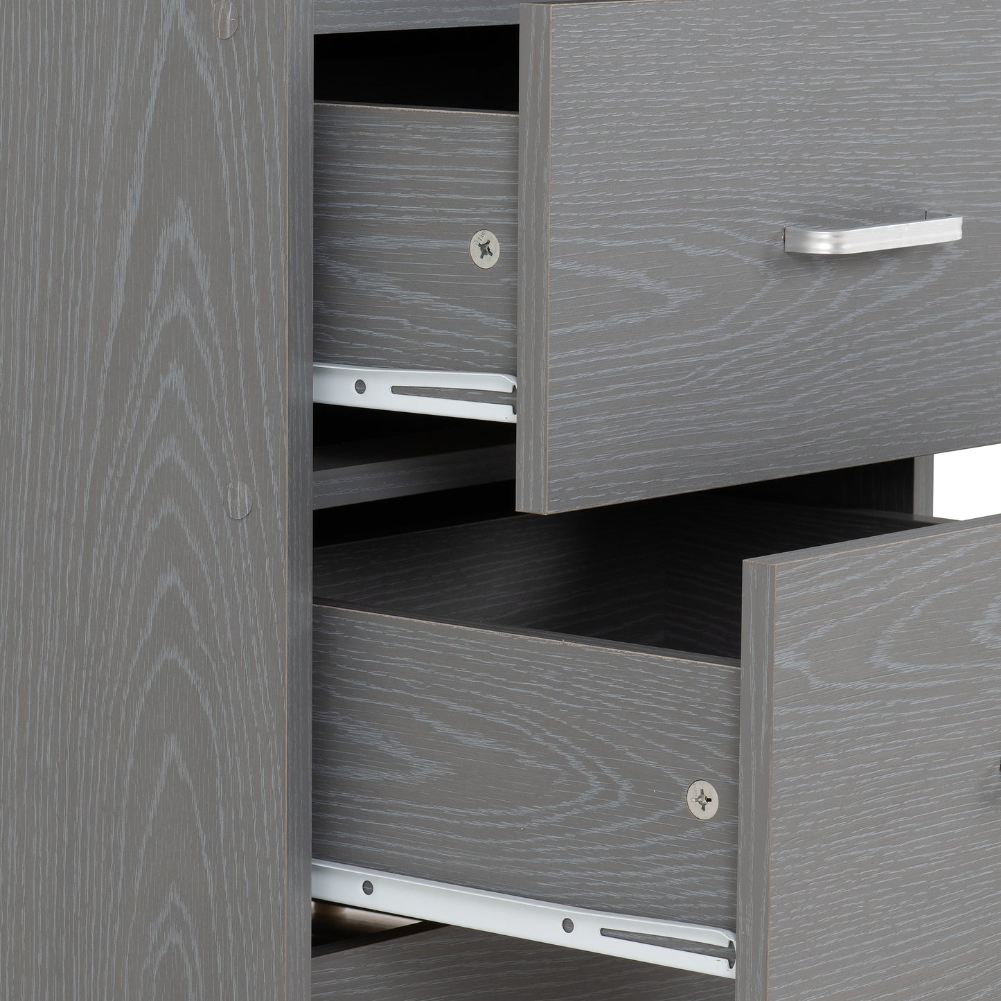 FELIX 2 DRAWER BEDSIDE - GREY