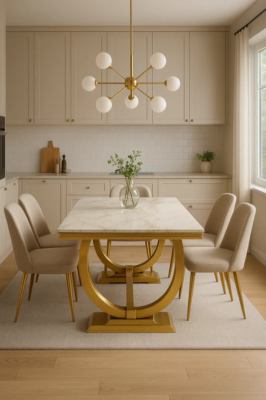 G-Chelsea Marble Dining Table