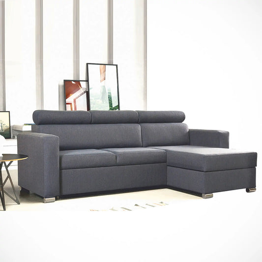 Hugo L-Shape Corner Sofa Bed