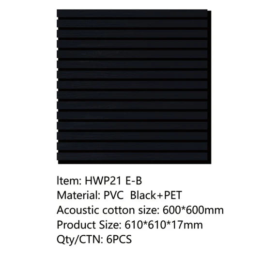 HWP 21 E - Black 12 pcs/ CTN