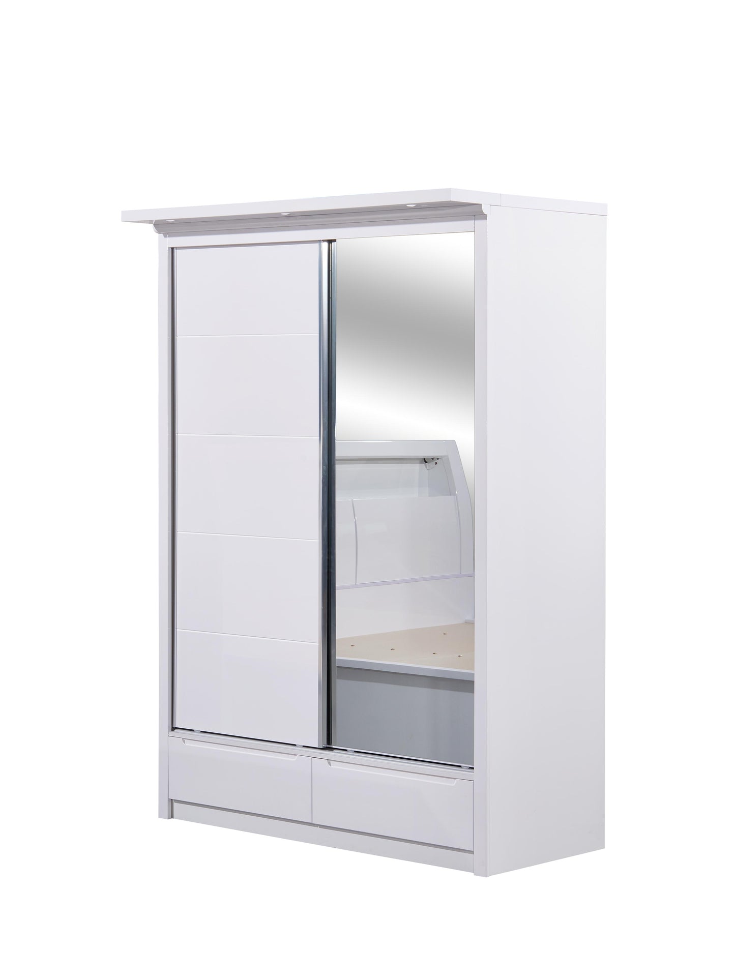 Alexander High Gloss LED Wardrobe