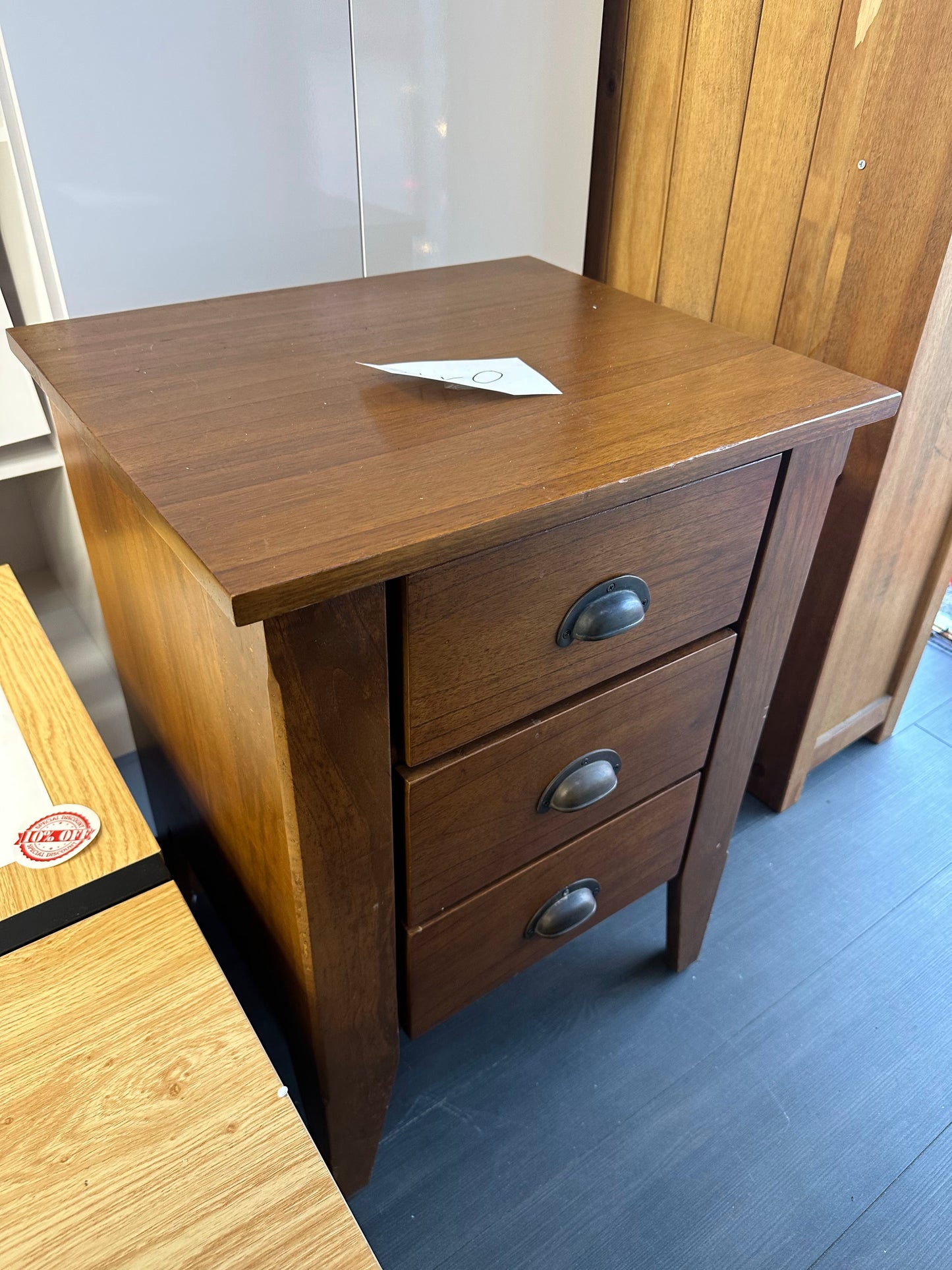 Oak Bedside Table