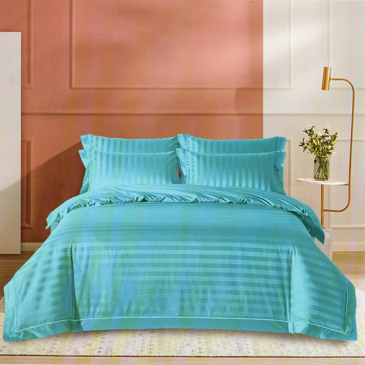 6 Piece Bed Linen Set Poli-Cotton