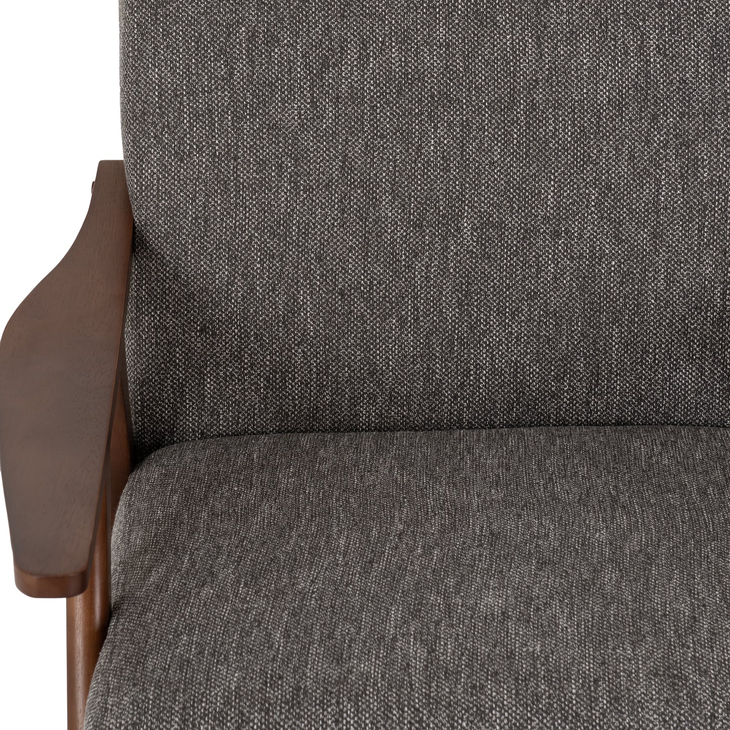 KENDRA ACCENT CHAIR - GREY FABRIC