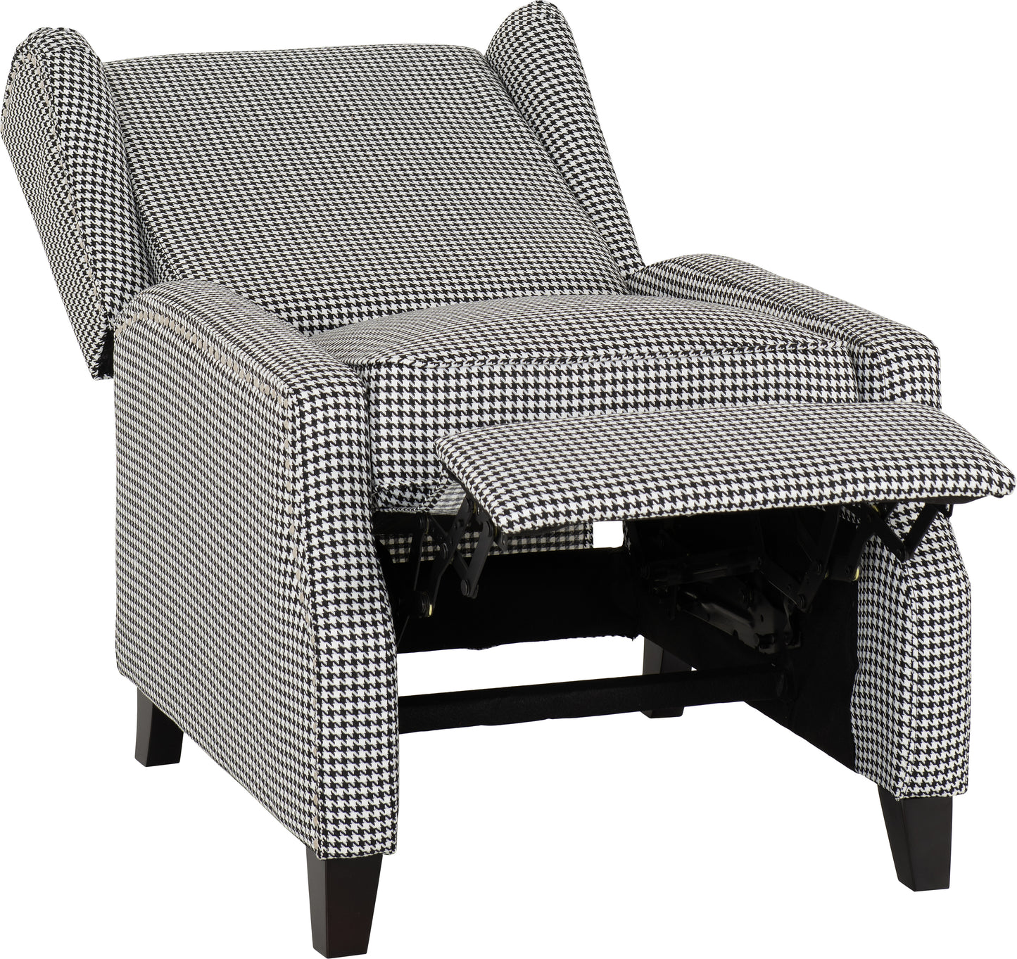 KENSINGTON RECLINER CHAIR  - DOGTOOTH FABRIC