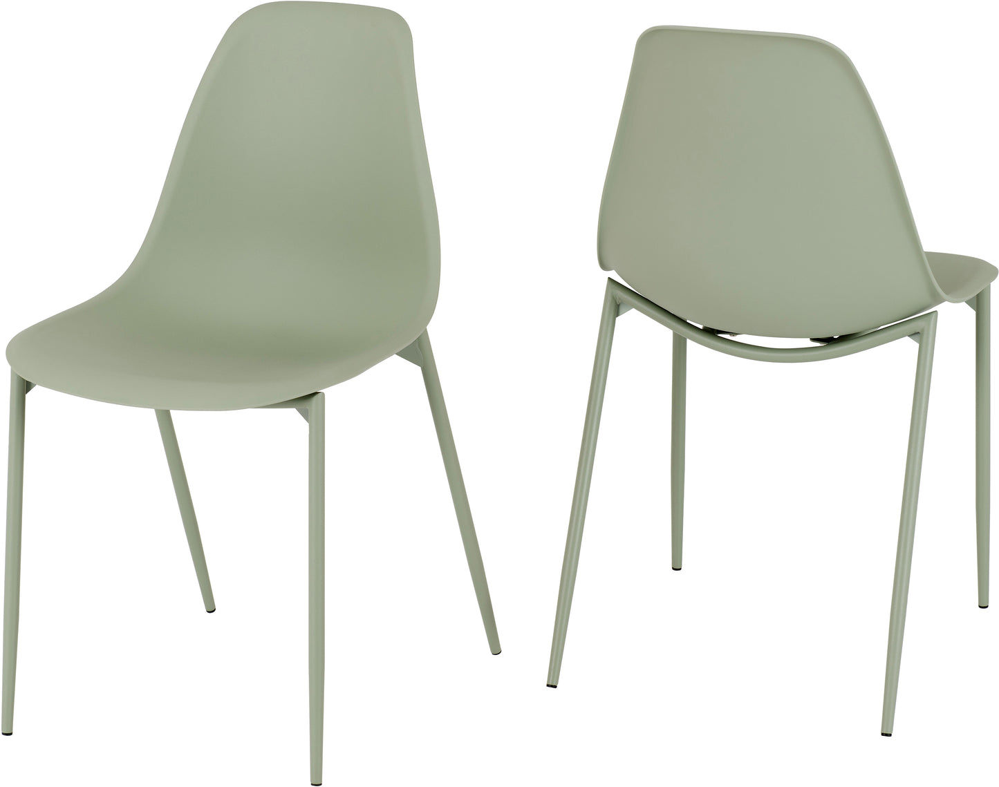 LINDON CHAIR (BOX OF 2) - GREEN